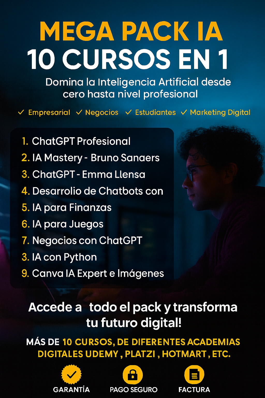 MEGAPACK CURSO DE iA COMPLETO 🤖 ( 10 EN 1 )