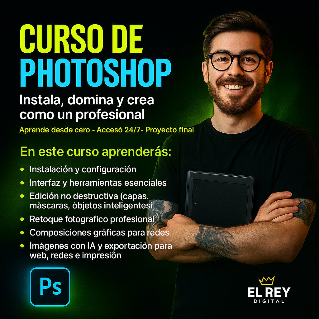 💻 Curso de Photoshop 2025 (nuevas técnicas ) 🅿️