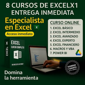 📊 Curso de Excel COMPLETO 8 en 1! 🏅  ( 2025 )