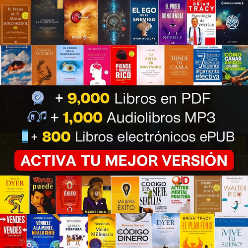 Libros VIP 👑- kit de trasformación personal 🗃️!