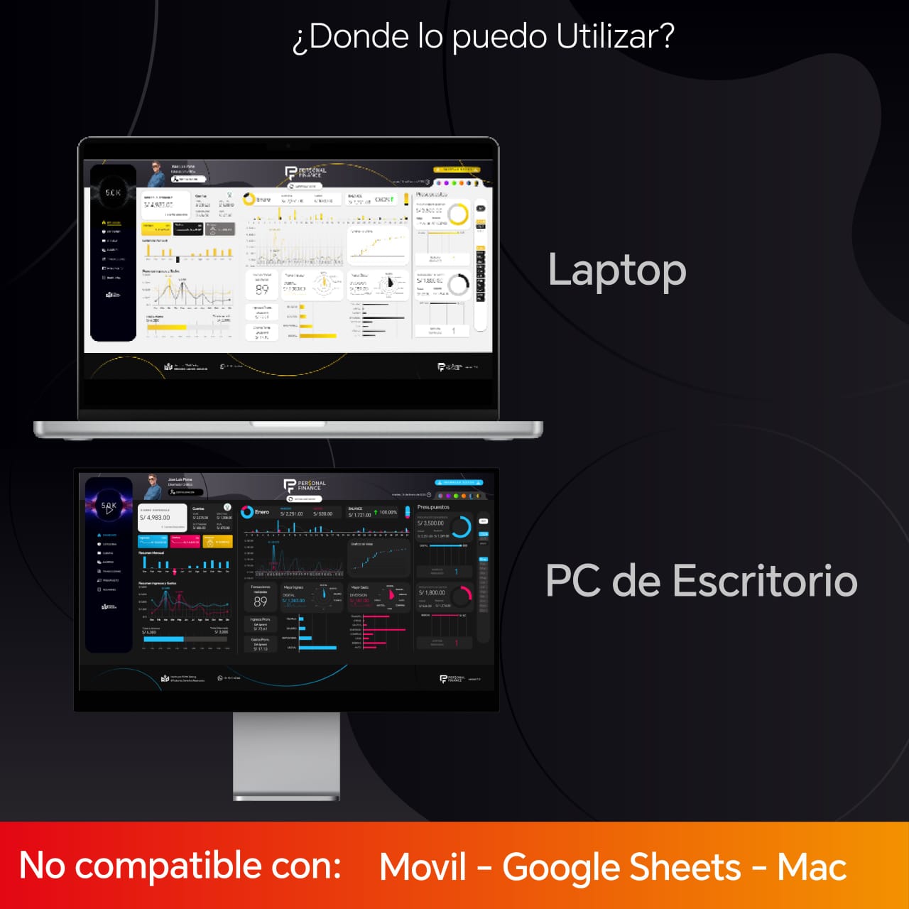 Organizador de Finanzas Pro 👑