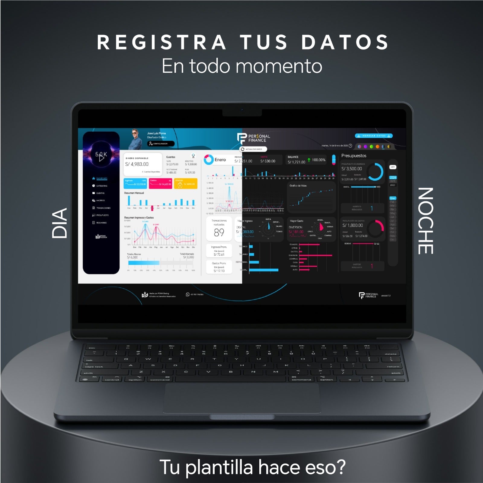 Organizador de Finanzas Pro 👑